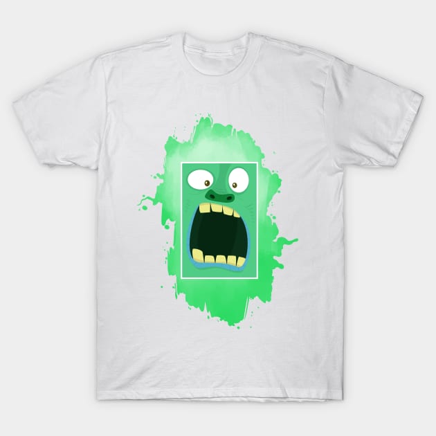 Green Monster T-Shirt by Frispa